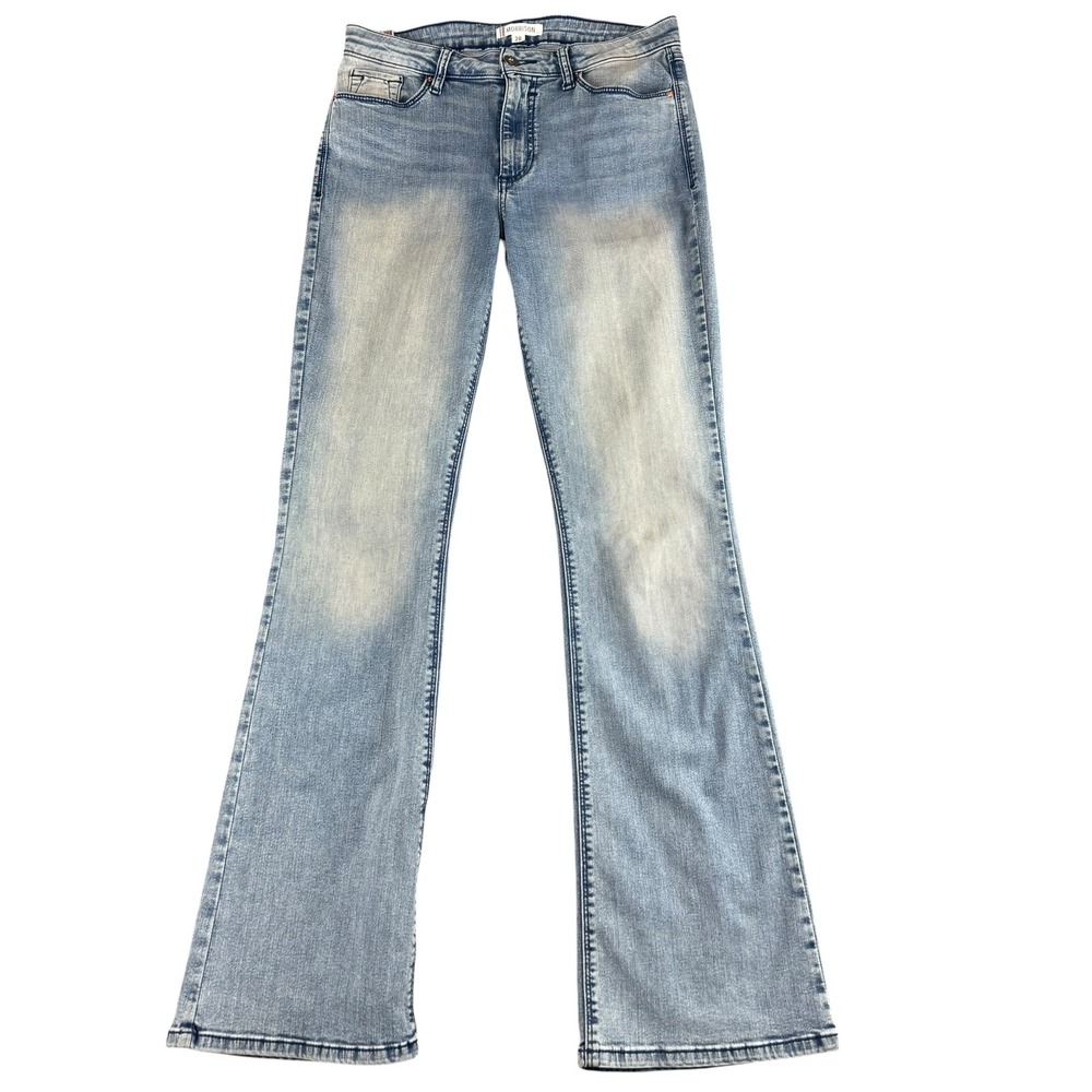 Morrison Womens Flare Jeans Light Wash Blue Denim Mid Rise Size 28